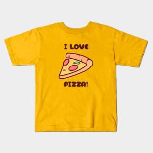 I Love Pizza Kids T-Shirt